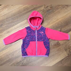 The North Face Infant Girls Zip Up Hooded Jacket